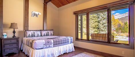 House, Multiple Beds, Patio, Mountain View (Chocolate Gulch Cabin) | 4 bedrooms, individually decorated, individually furnished, bed sheets