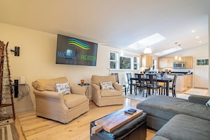 Condo, Multiple Beds, Patio, Mountain View (The Ranch 46) | Living area | 42-inch flat-screen TV with digital channels - 2BD Ranch Condo - Walk to Free Elkhorn Resort Amenities (Sun Valley)