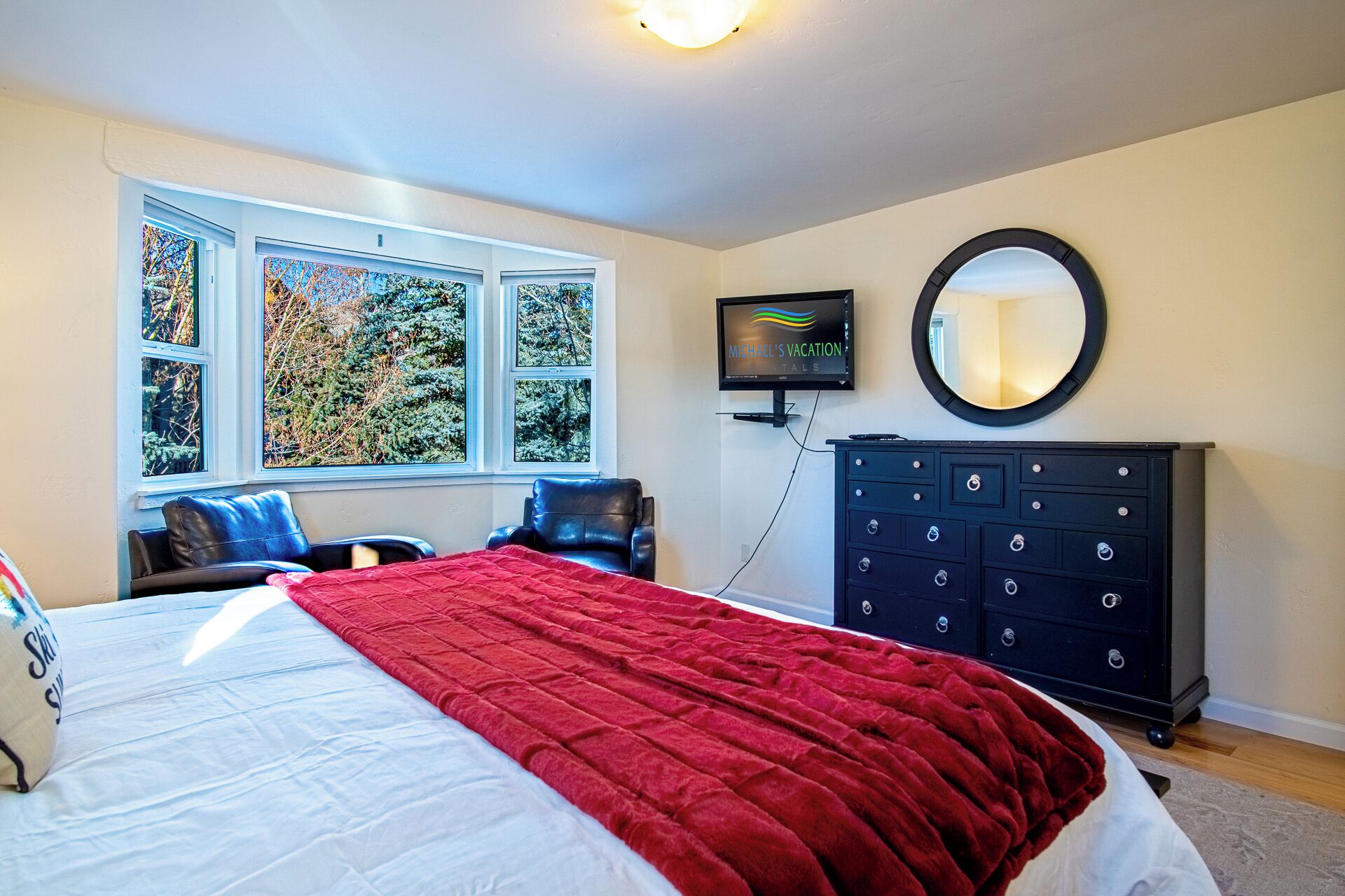 Leilighet, flere senger, terrasse, fjellutsikt (The Ranch 46) | 2 soverom, individuelt dekorert, individuelt innredet og sengetøy