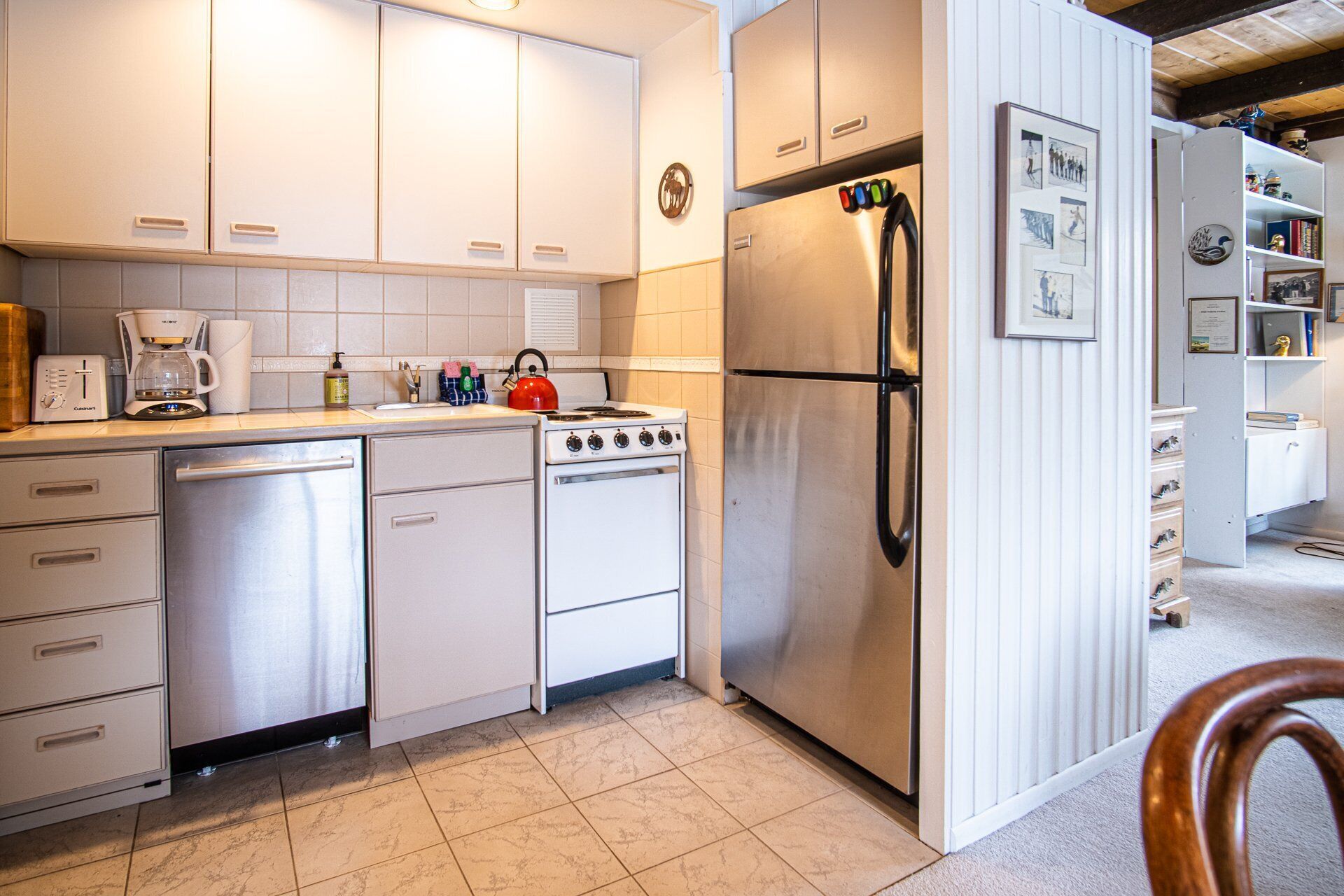 公寓客房, 2 張加大雙人床, 廚房, 山景 (Atelier at Sun Valley) | 私人廚房 | 餐桌