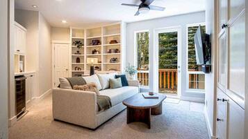 Condo, Multiple Beds, Patio, Mountain View (Snow Star Serenade) | Living area | 42-inch flat-screen TV with digital channels, DVD player