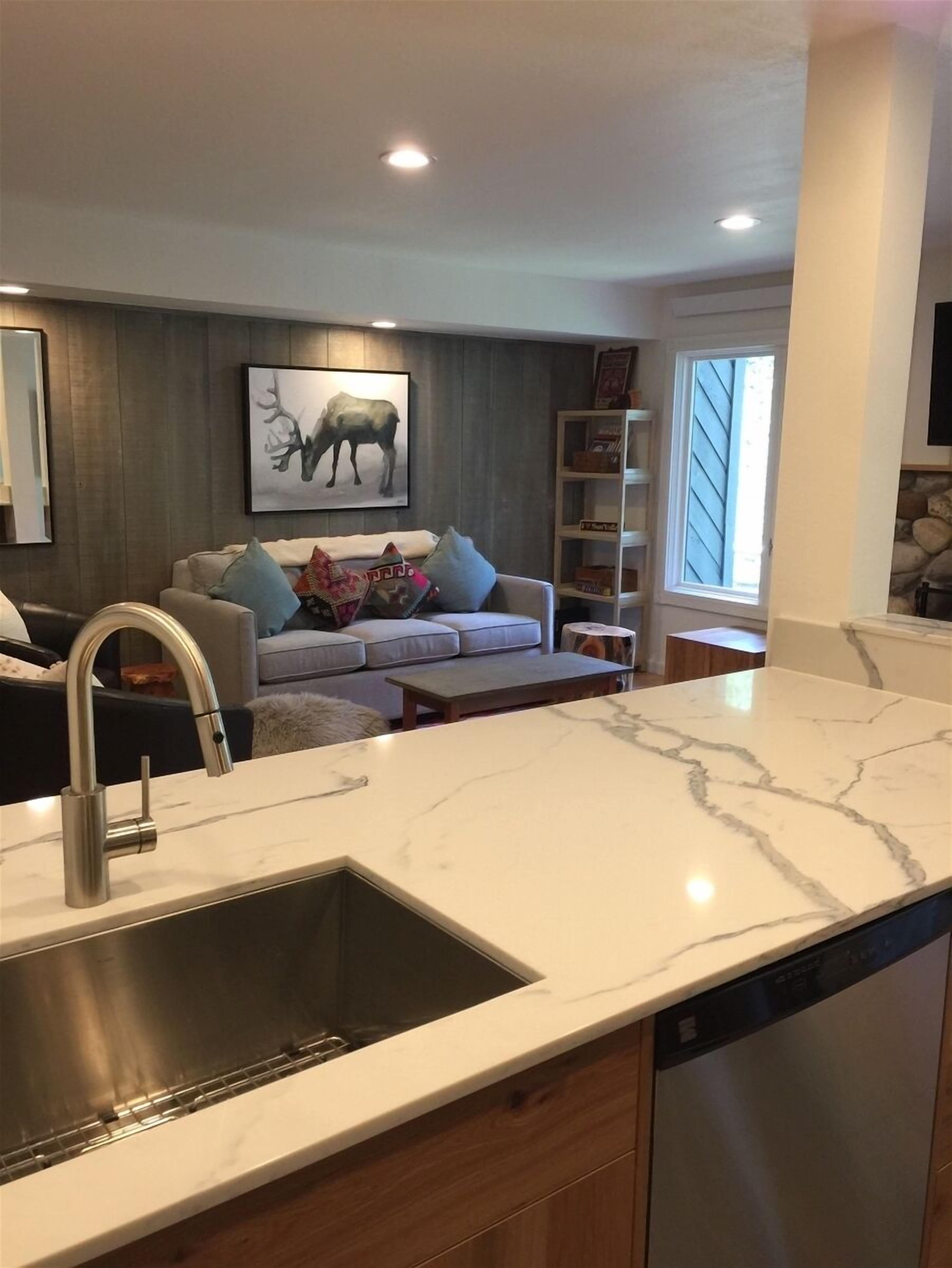 Apartment, Mehrere Betten, Kamin, Bergblick (Sun Valley Condo 121) | Innenbereich