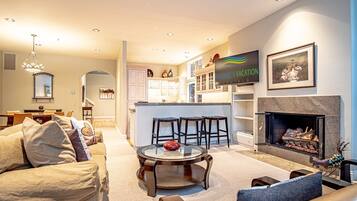 House, Multiple Beds, Patio, Mountain View (Trail Creek Treasure) | Living area | 42-inch flat-screen TV with digital channels