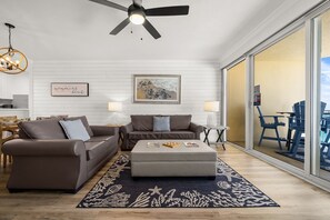 Smart TV - Modern 3BR + Bunk Beachfront Getaway | Large Balcony, Pool & Resort Amenities! (Panama City Beach)