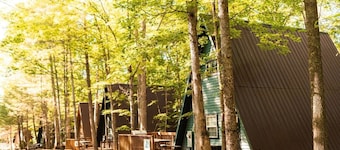 Canoe Believe It Cabin | Indoor Jacuzzi Tub