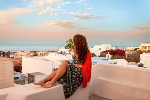 فيلا تقليدية - ٤ غرف نوم - برواق - بمنظر جزئي للبحر | شرفة/رواق