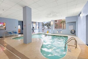 Indoor pool, outdoor pool - Forest Dunes 204- Side Ocean View 1 Bedroom- Pool (Myrtle Beach)