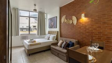 Iron/ironing board, travel crib, free WiFi, bed sheets