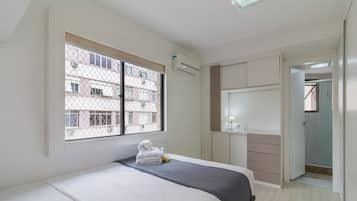 2 bedrooms, iron/ironing board, travel crib, free WiFi