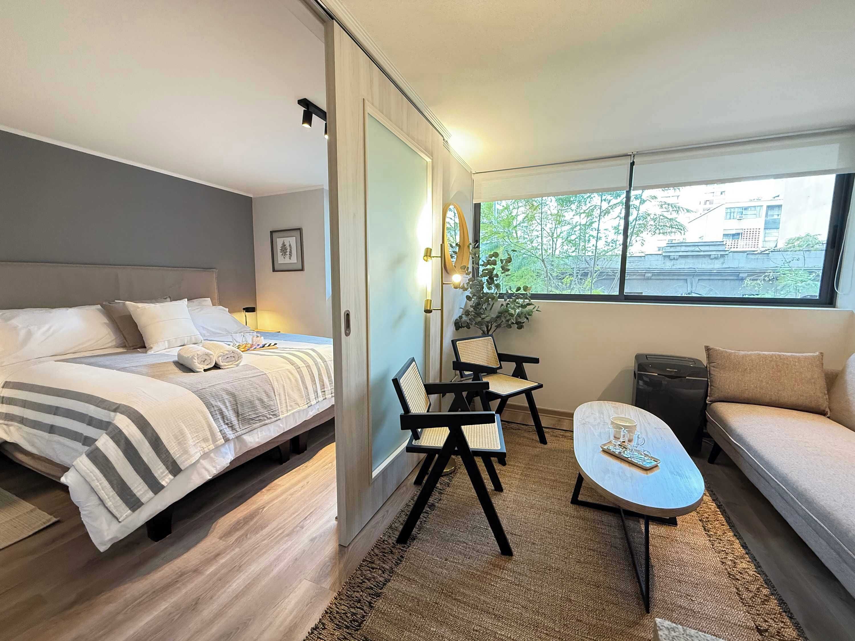 1 chambre, fer et planche à repasser, Wi-Fi, draps fournis