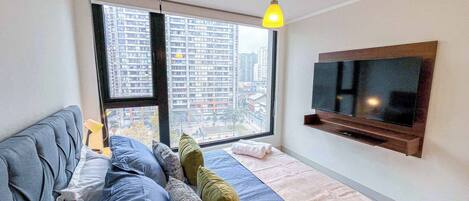 1 chambre, fer et planche Ă repasser, Wi-Fi, literie fournie