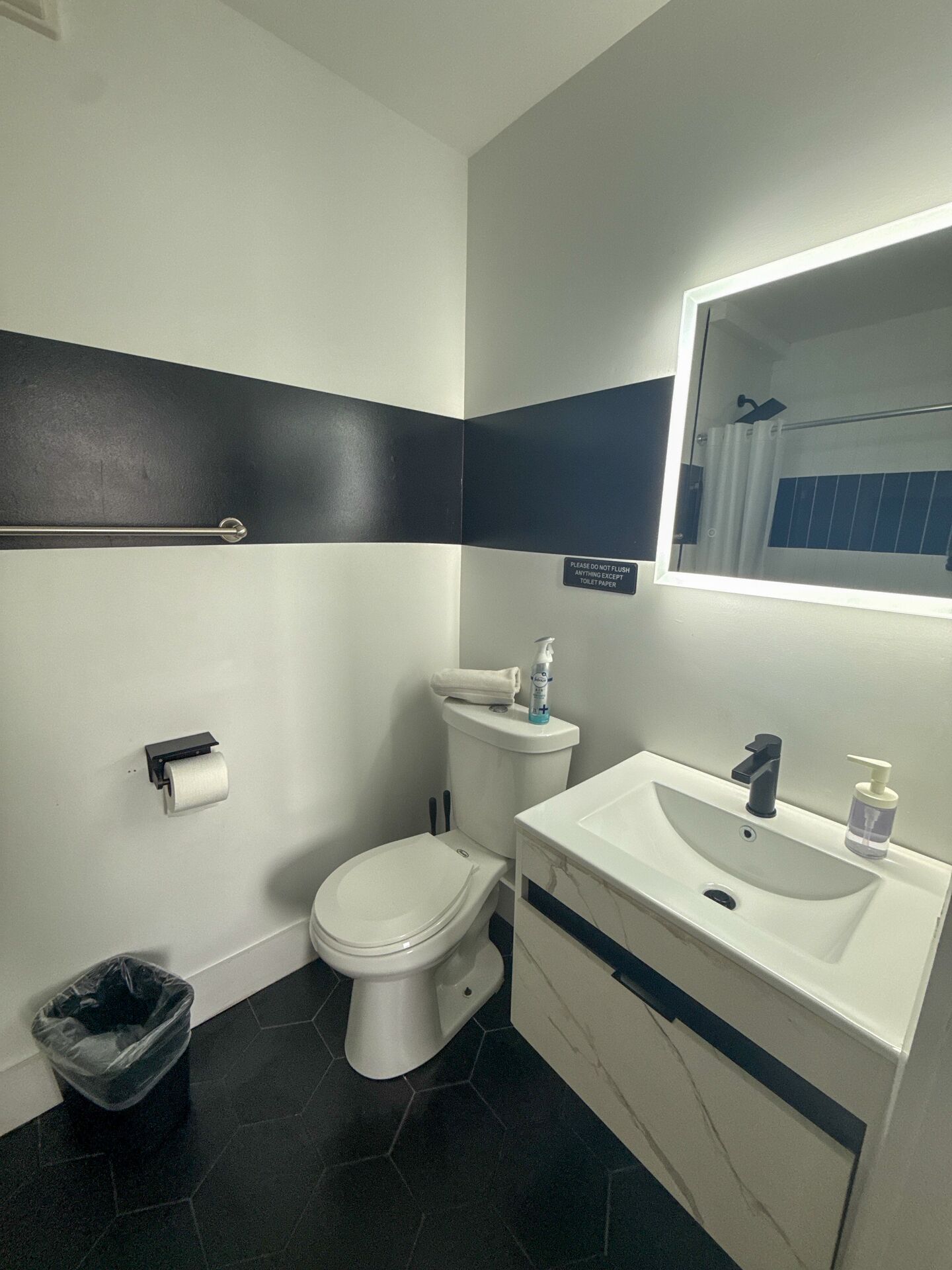 Secador de pelo, toallas