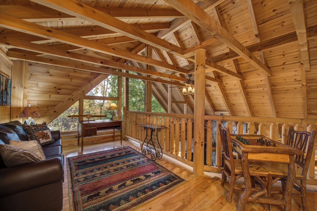 TV, fireplace, foosball