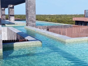 Pool - Oceanview Rooftop 1BD Apart Patio Jacuzzi (Tulum)