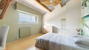 5 chambres, fer et planche Ă repasser, Wi-Fi, draps fournis