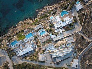 منظر من الجو على ارتفاع عالٍ