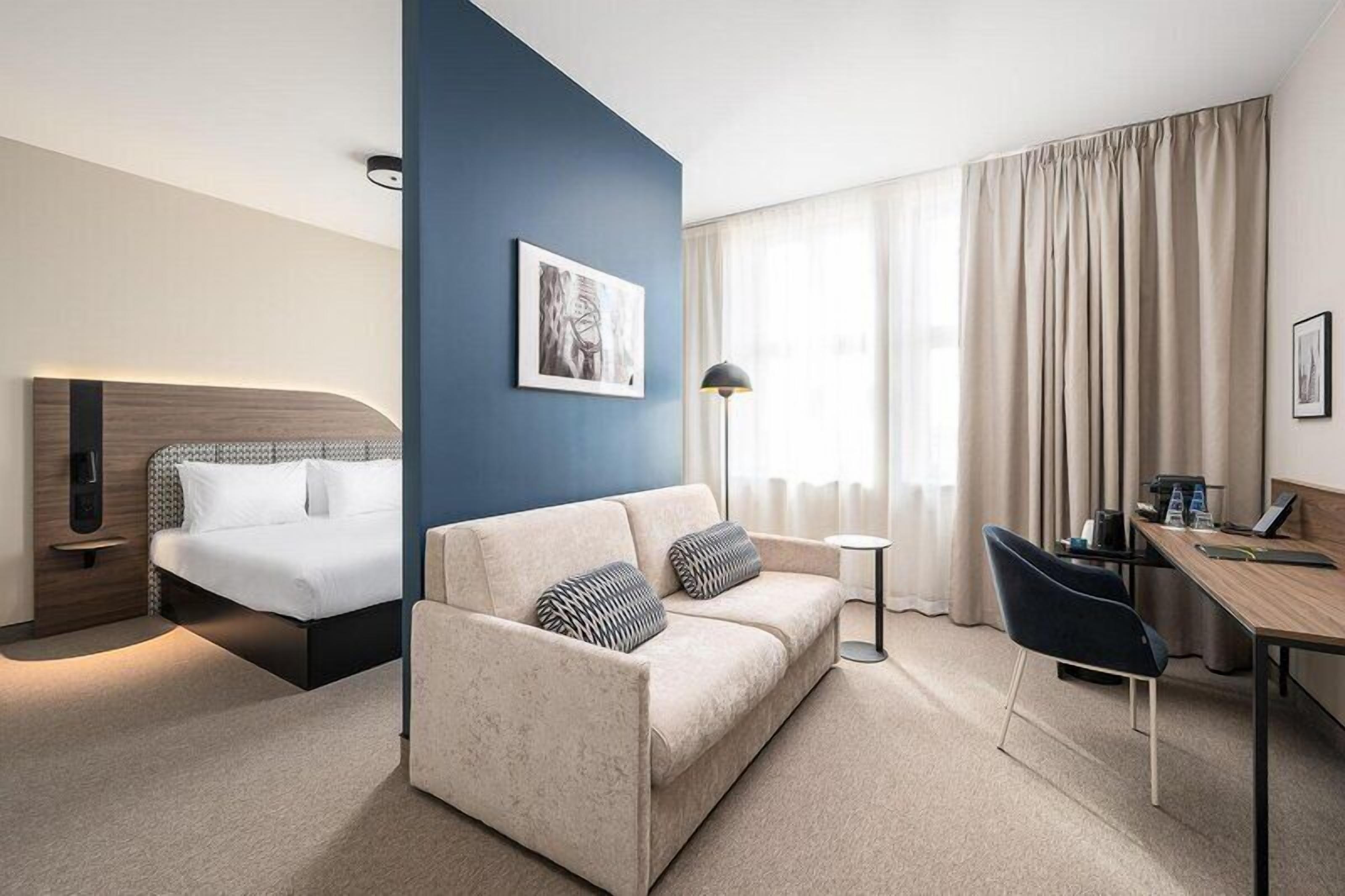 Premium Double Room, 1 King Bed with Sofa bed | Desk, laptop workspace, free WiFi