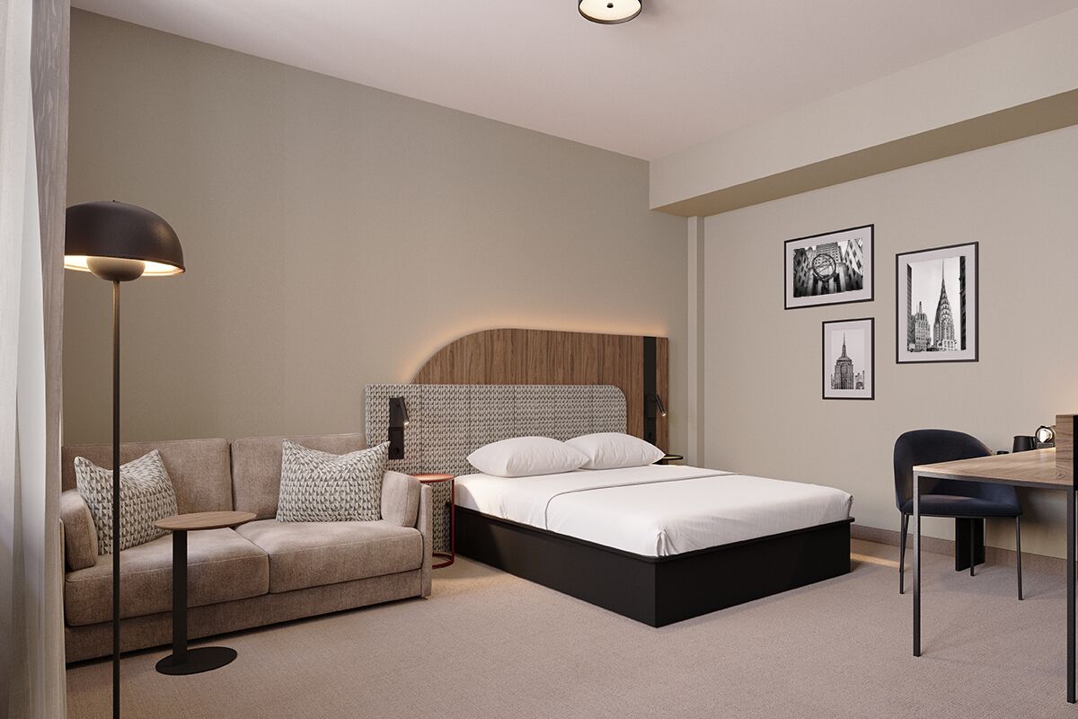 Una scrivania, postazione laptop, Wi-Fi gratuito