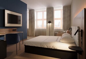 Desk, laptop workspace, free WiFi - B&B HOTEL Wrocław Old Town (Wrocław)