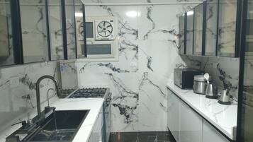 Microwave, oven, stovetop