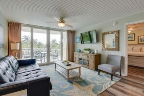 Living area - The Saint Martin Suite | Delightfully Updated Beach Vibes! (Key West)
