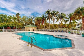 Una piscina riscaldata