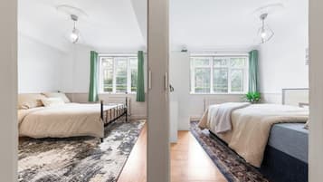 3 bedrooms, iron/ironing board, travel crib, free WiFi