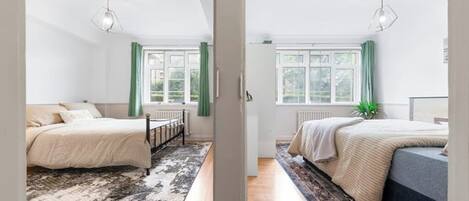 3 chambres, fer et planche à repasser, Wi-Fi, draps fournis