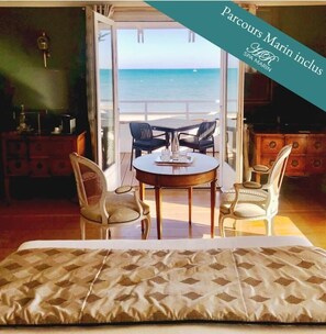 Deluxe Suite, Balcony, Garden View | In-room safe, soundproofing, free WiFi - HR Hôtel & Spa Marin (La Flotte)