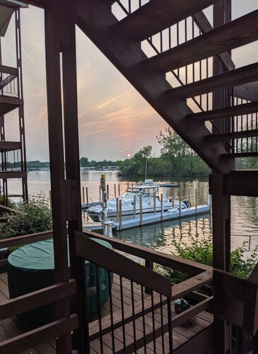 Catawba Island Come Sail Away Condo with Boat Slip right off your deck.