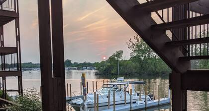 Catawba Island Come Sail Away Condo with Boat Slip right off your deck.