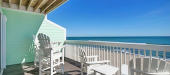 Oceanfront End-Unit Condo in Kure Beach w/ Dual Decks & Resort Pools