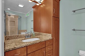 Hair dryer, towels