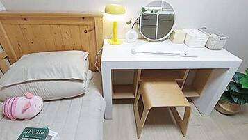 Kamar Triple | Setrika/meja setrika dan Wi-Fi gratis