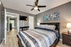 2 bedrooms, iron/ironing board