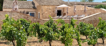Room 'Vigna Di Pettineo - N6' with Shared Pool, Private Terrace & Air Conditioning