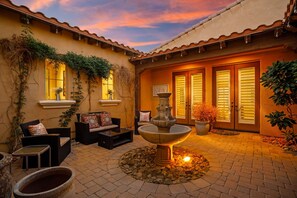 Terrace/patio - Monthly Desert La Quinta Stays - Pool & Spa! (La Quinta)