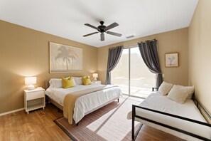 Iron/ironing board, WiFi, bed sheets - Walk to the Festivals - Private Pool & Spa! (Indio)