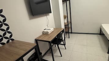 Basic Double Room, 1 Double Bed, No Windows | Individually decorated, individually furnished, desk, laptop workspace