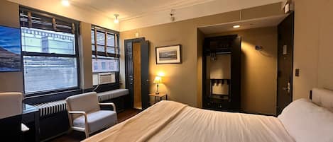 1 غرفة نوم وواي فاي وملاءات أسرّة