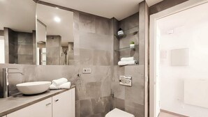 Apartamento luxo, vista para a montanha | Banheiro