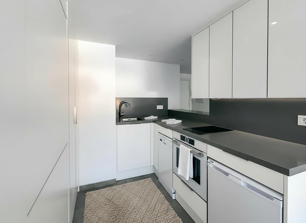 Deluxe appartement, uitzicht op bergen | Privékeuken