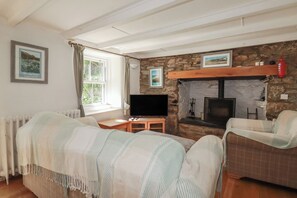 Living area - Blowing House Cottage (Perranporth)