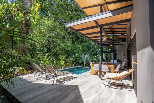 Villa, Private Pool, Garden View | Terrace/patio - Villa Asencia (Punta Uva)