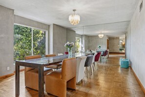 Dining - Bel Air Mid-Mod Oasis w/ Grotto Pool + Jacuzzi (Los Angeles)
