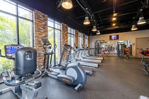 Fitness facility - Near Disney Water park access Family Friendly home at Champions gate! Davenport (Davenport)