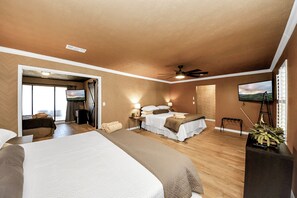 8 bedrooms, iron/ironing board, travel crib, free WiFi