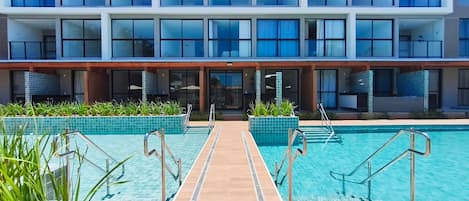 開放式客房 | 泳池 | 2 個室外泳池