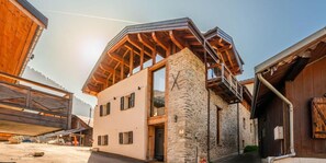 Exterior - Chalet, Ground floor, sauna, hammam, terrace, balcony, fireplace or stove, tv, 500m² (Champagny-en-Vanoise)