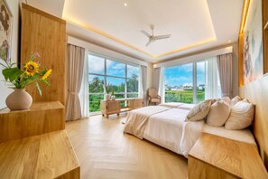 4 عدّة غرف نوم وخزنة داخل الغرفة ومكواة/لوح كي وواي فاي